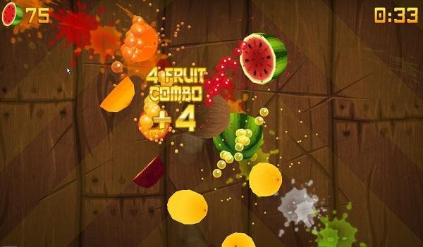 fruit ninja水果忍者安卓正版下载,切水果游戏,水果忍者